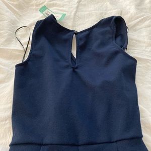 Kaileigh Adaline Front Tie Detail Knit Jumpsuit